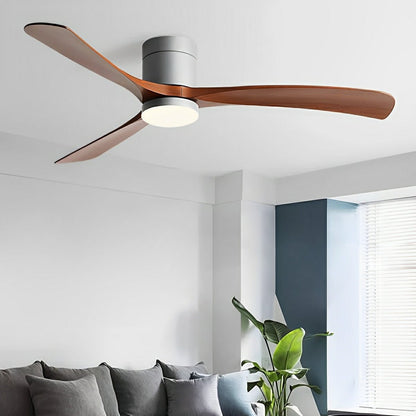 Moderner nordischer LED-Deckenventilator mit Licht