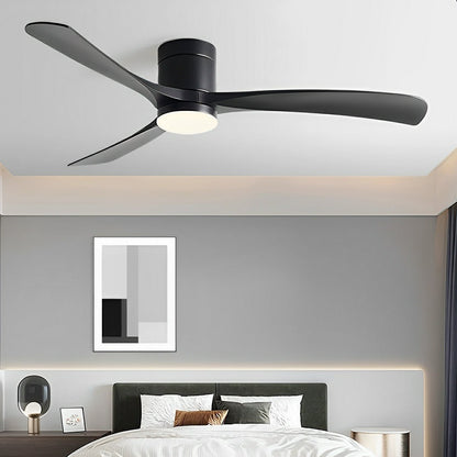 Moderner nordischer LED-Deckenventilator mit Licht