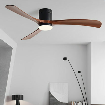 Moderner nordischer LED-Deckenventilator mit Licht