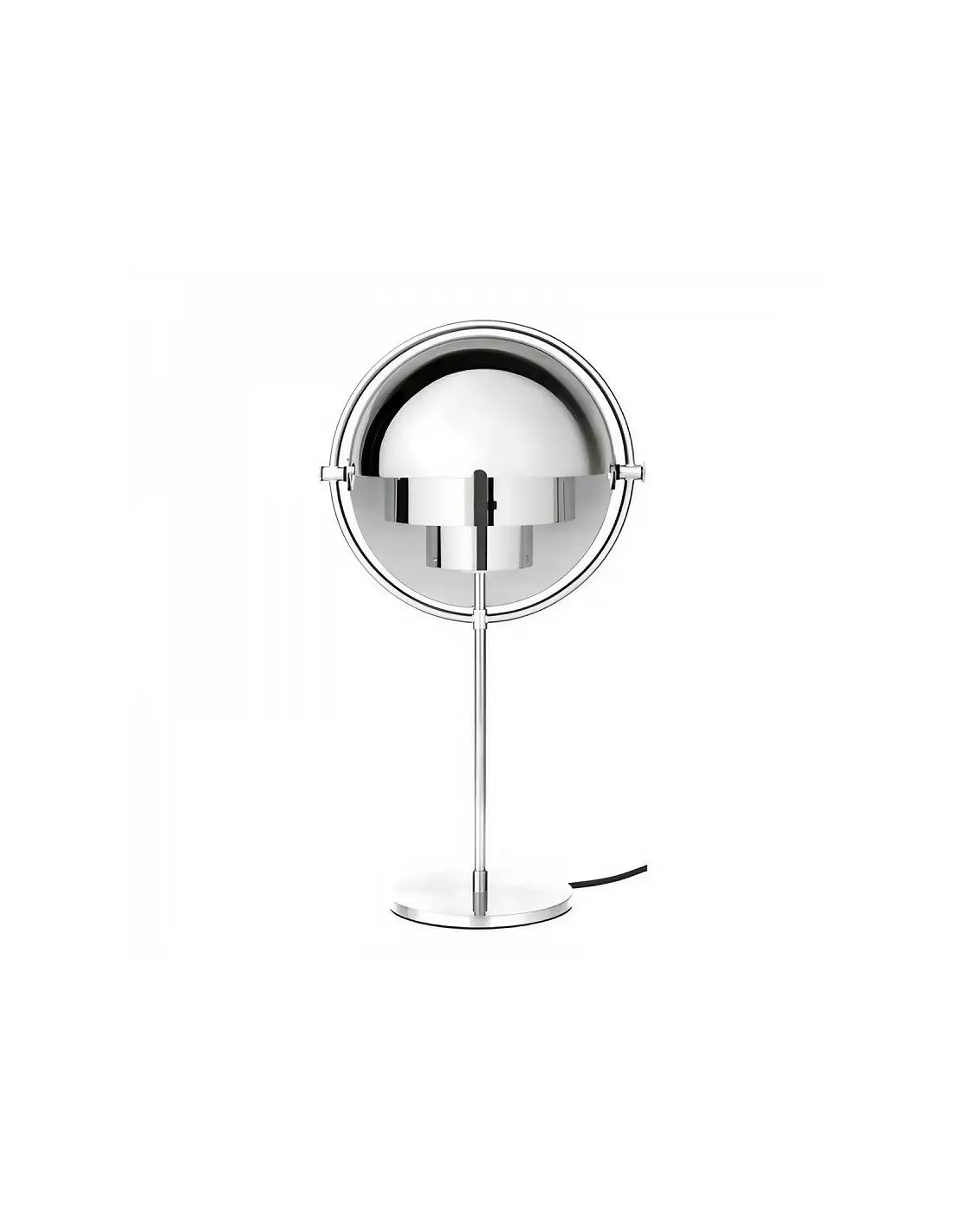 Mehrflammige skulpturale Metall-Tischlampe