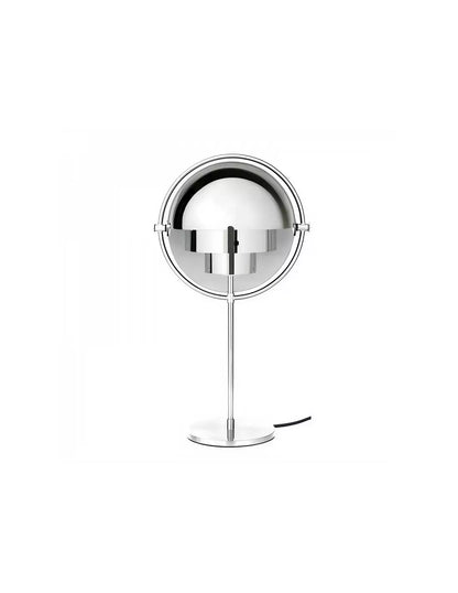 Mehrflammige skulpturale Metall-Tischlampe