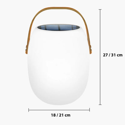 Tragbare Solarlampe für die Terrasse