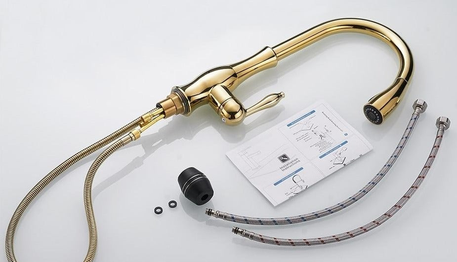 Moderner ausziehbarer Küchenwasserhahn