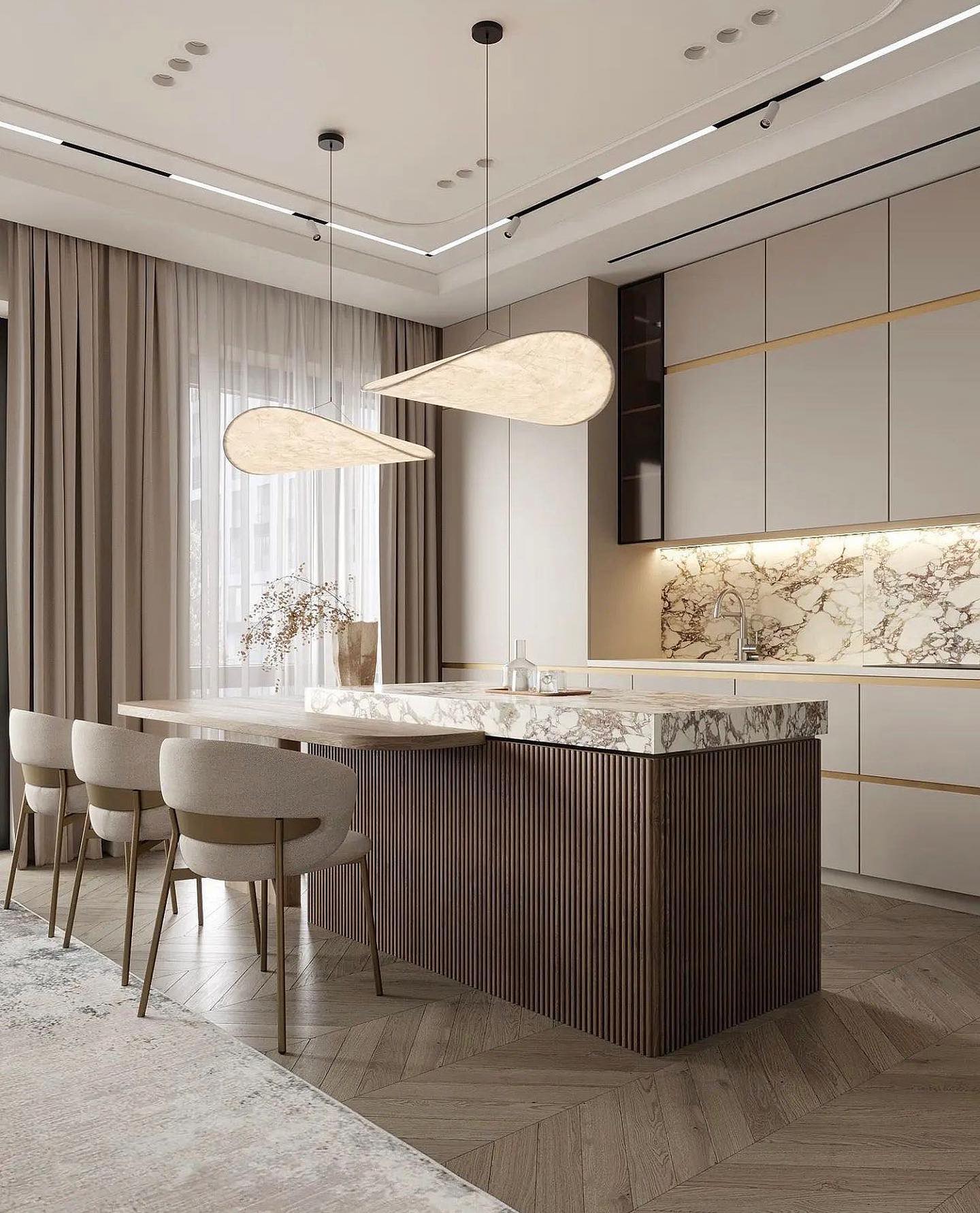 Moderne Hängelampe mit LED