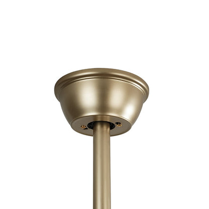 Moderner Kristall-Deckenventilator mit Licht