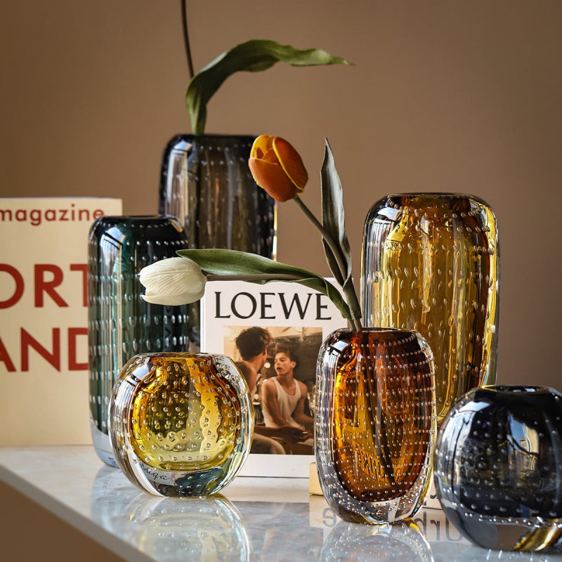 Elegante Glasvase – Zeitlose Kunstfertigkeit und Handwerkskunst